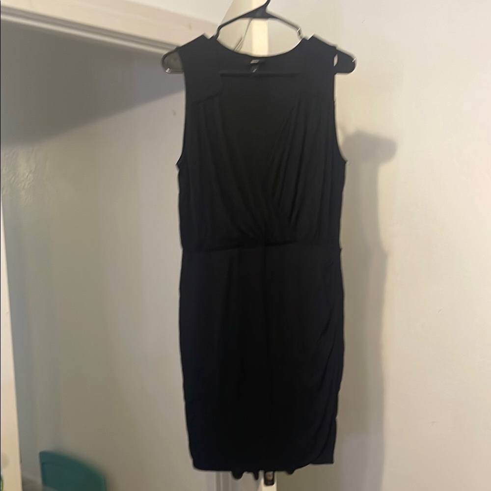 Black Sleeveless Sheath Mini Dress for Cocktail